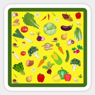 Some Vegetable Heroes Sticker